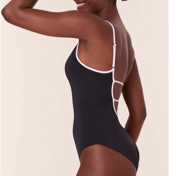 Andie x Mindy The Bells One Piece Swimsuit Black size M NWT - Picture 3 of 10